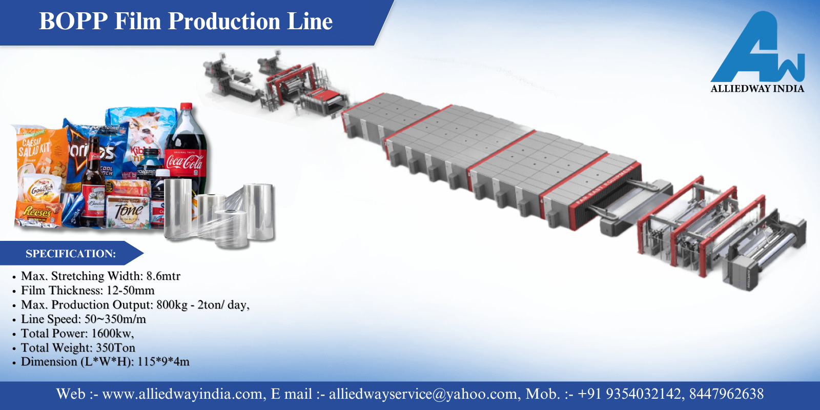 BOPP Film Production Line