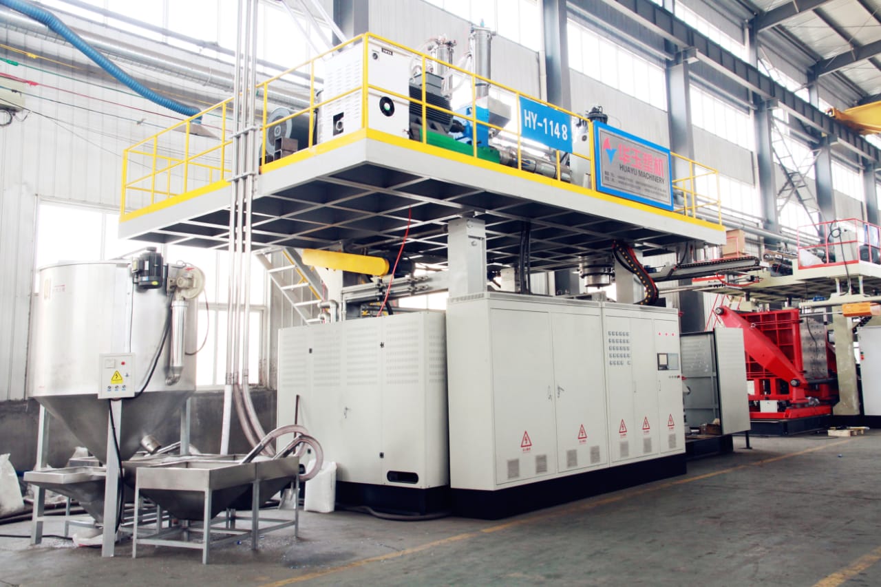 Double L-Ring Drum Blow Molding Machine