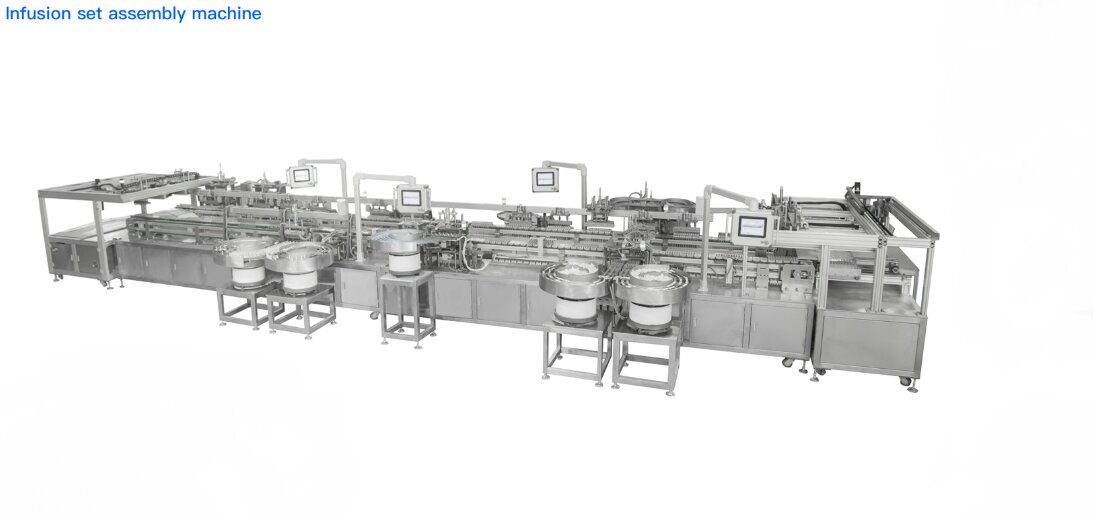 Full automatic infusion set assembly line