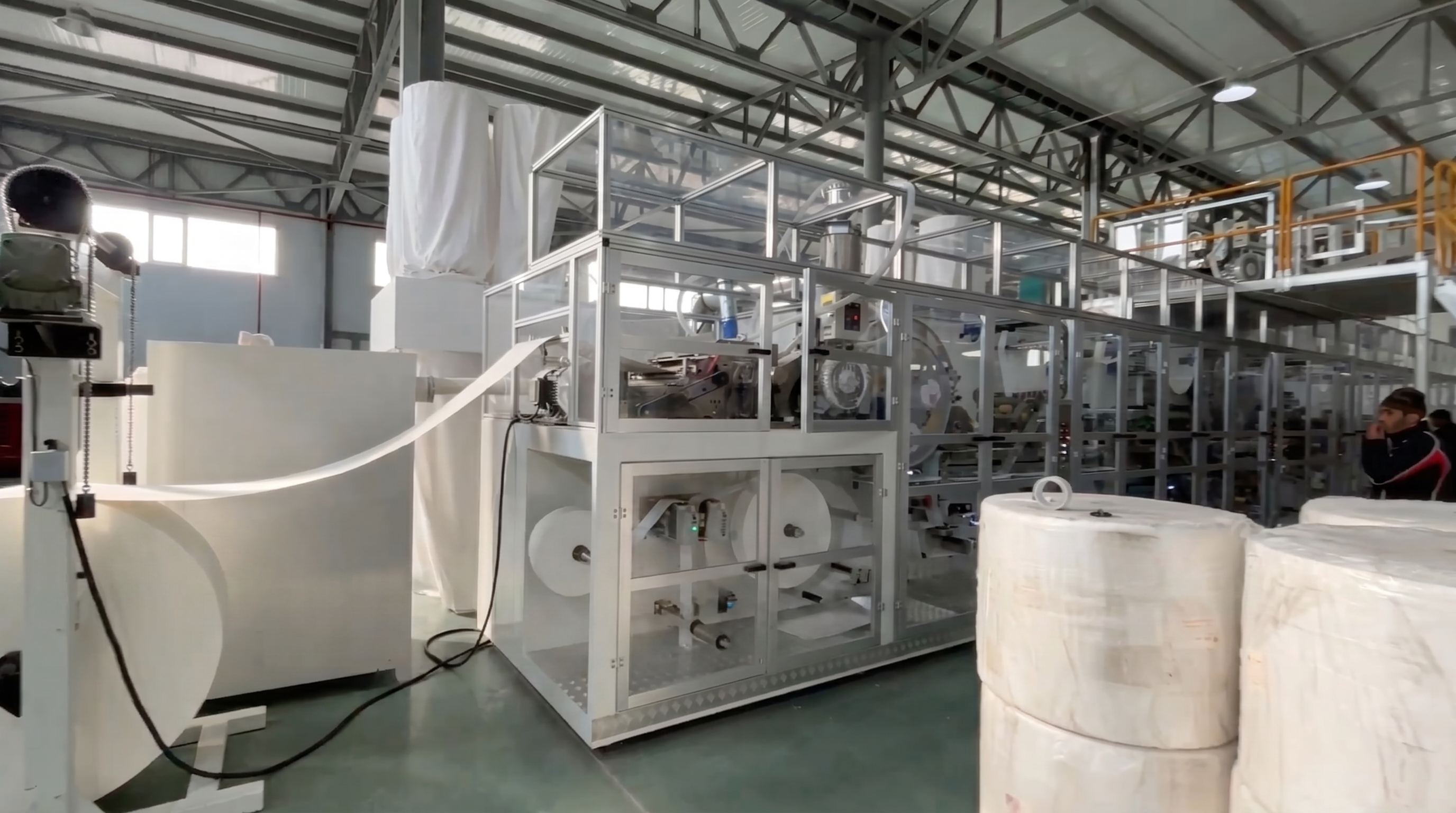 Sanitary Napkin Making Machine
